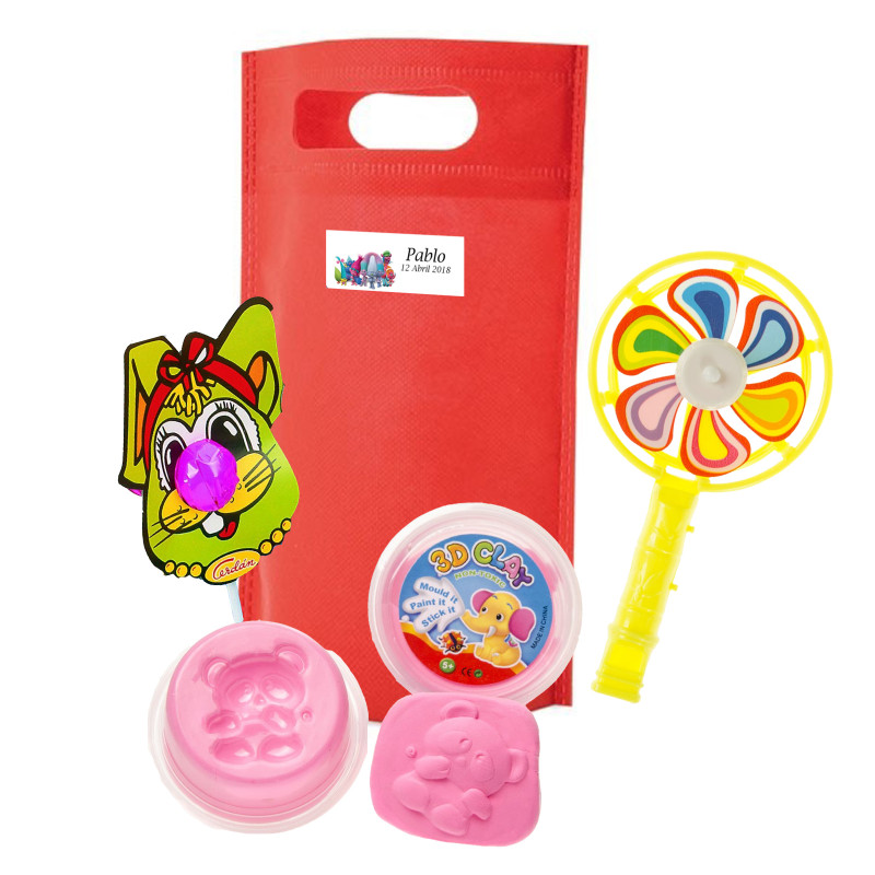 Trolls détails personnalisés enfants sac piñata avec des petits détails