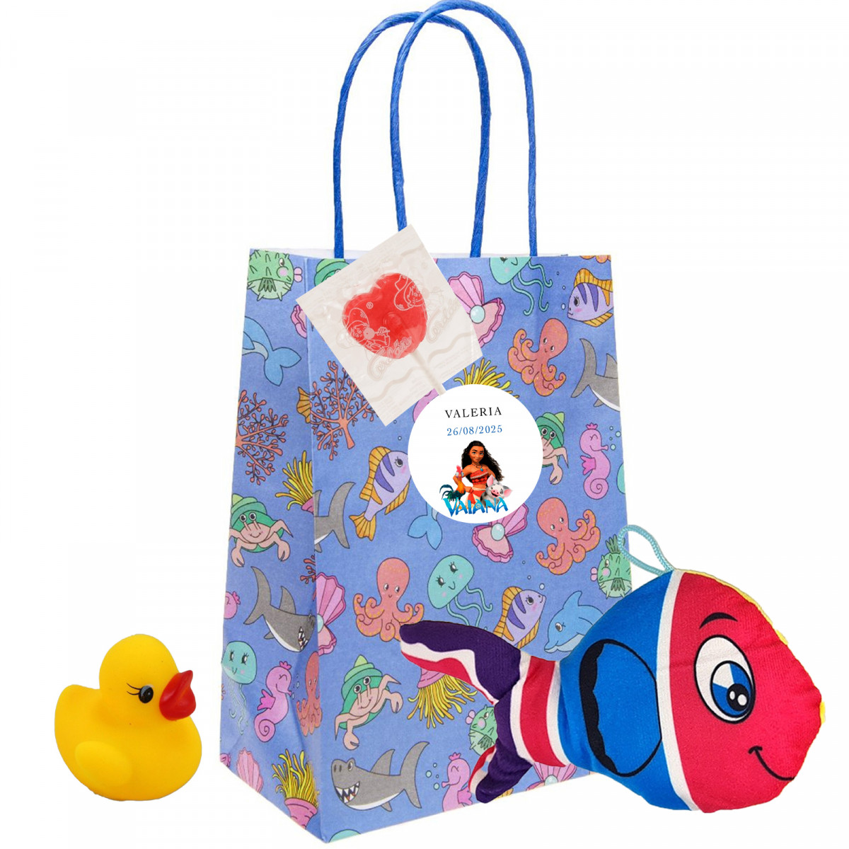 Vaiana moana cadeaux enfants avec thème marin