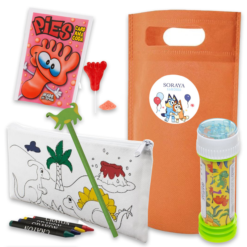 Bluey et bingo pack piñata avec chuche et cadeau