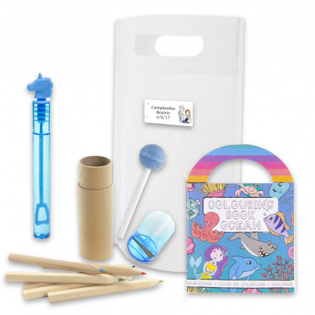 Frozen cadeau enfant livre à colorier avec autocollants bulleur et sucette