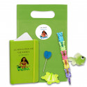 Vaina pack cadeau avec articles de papeterie jouets et friandises