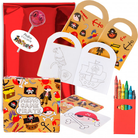 Patrouille pat patrouille pack pirate avec jeux éducatifs et chupa chups