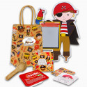Patrouille patin sac pirate avec jeux et nocilla avec biscuit