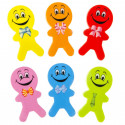 Détails emoji enfant pour événements avec bloc notes crayon et effaces
