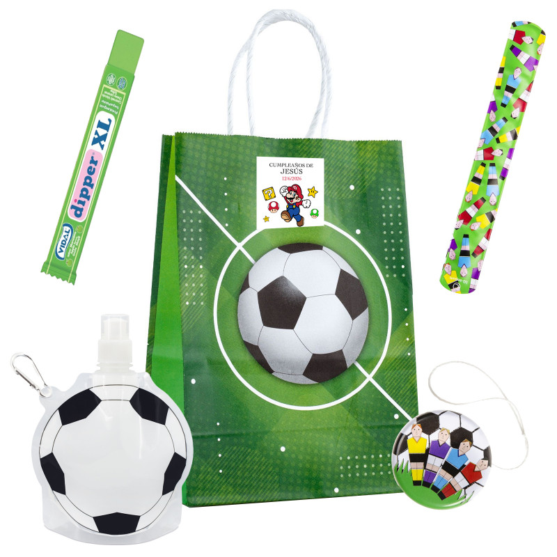 Super mario bros cadeau enfant sur le thème du football