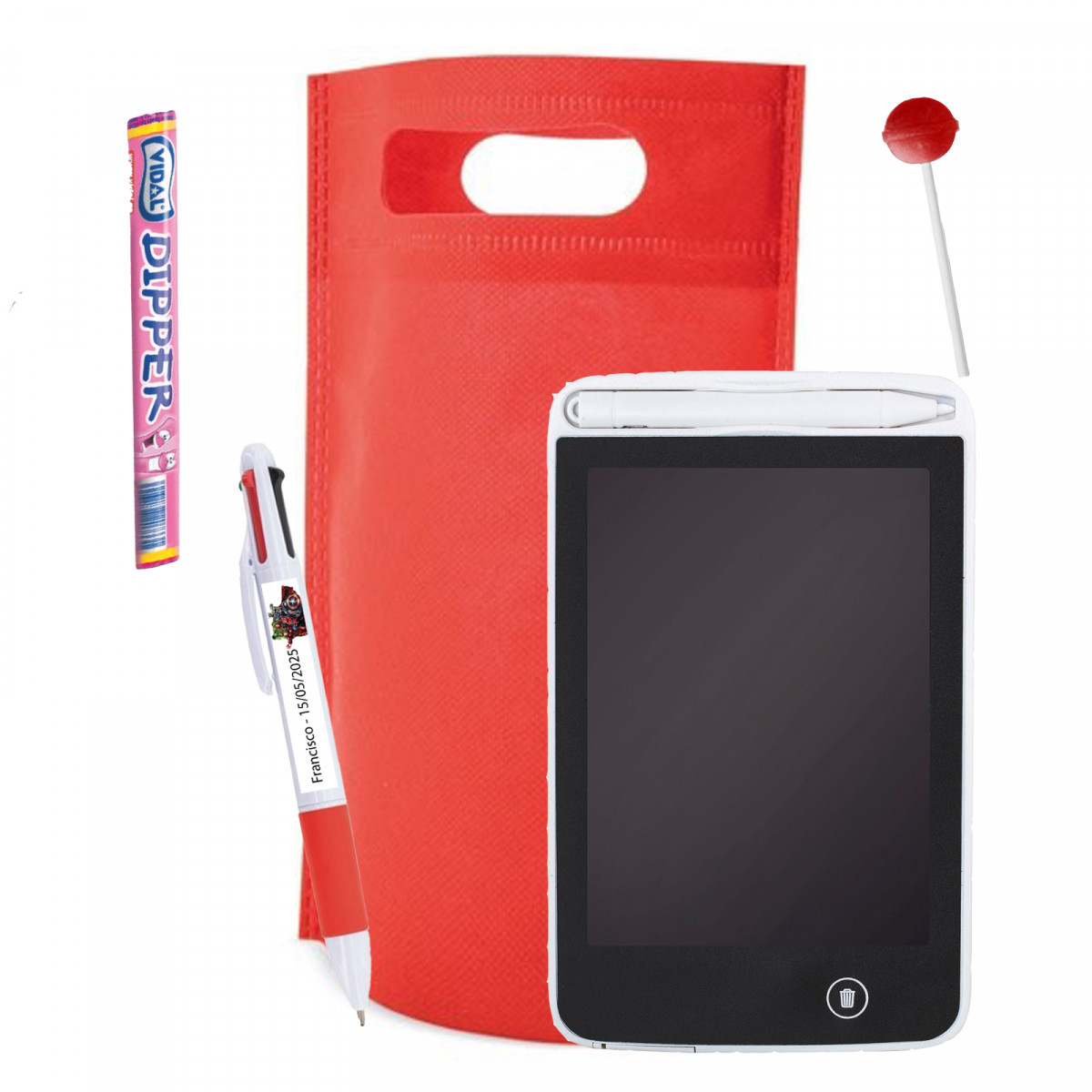 Détails pour enfants Avengers avec tableau numérique et accessoires