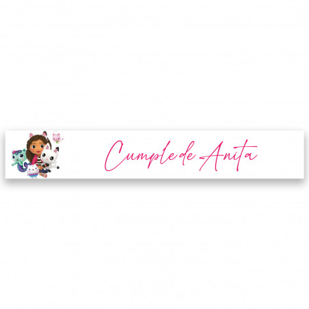 Gabby Gato détail pour les anniversaires des filles