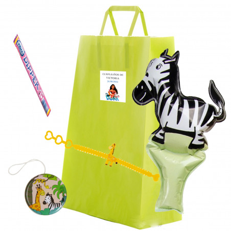 Vaiana Moana cadeau pour fête avec des détails de la jungle