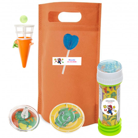 Sac piñata Super Mario Bros avec jeux et friandises