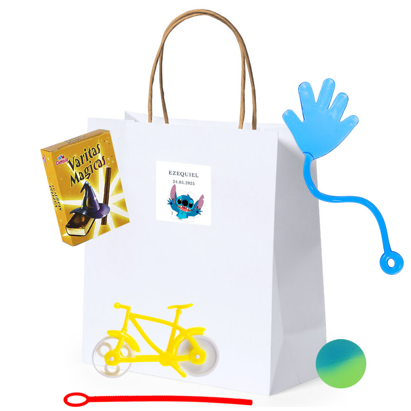 Sac personnalisé Stitch avec détails enfants