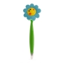 Stylo avec une forme amusante à offrir, forme de fleur avec un visage souriant