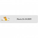 Bébé Disney, autocollant 5x1cm transparent pour événements infantiles