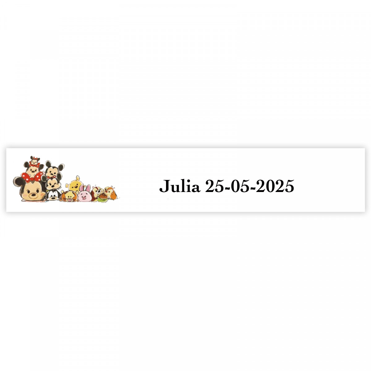 Adhésif personnalisé Pandilla Disney 5x1cm pour décorer