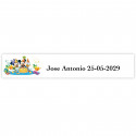 Adhésif personnalisé Disney pour événements spéciaux 5x1cm blanc