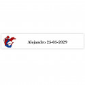 Spiderman autocollant personnalisé 5x1cm pour événements enfants