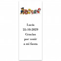 Autocollant Patrulla Canina personnalisé 5x13cm