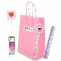 Détails pour enfants des Princesses Disney avec une baguette à bulles et une sucette.