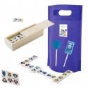 Bluey et Bingo cadeau domino bonbon et sucette
