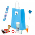 Sac cadeau personnalisé Stitch avec bulles et bonbons