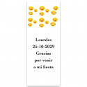 Émoticônes autocollant personnalisé en vertical modifiable 13x5cm