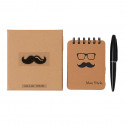 Détails invités hommes carnets personnalisés
