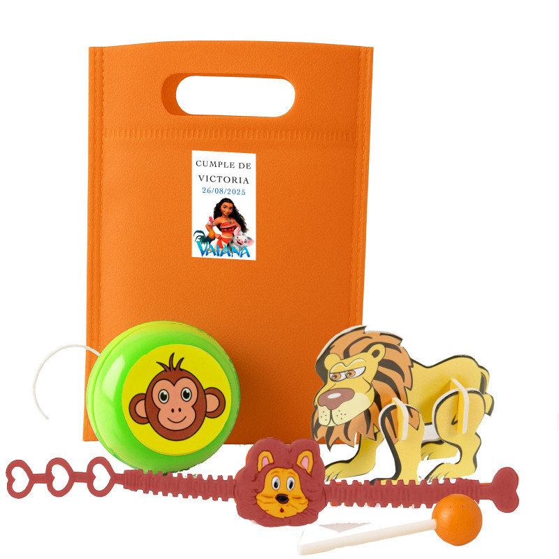 Vaiana Moana avec Sac de Détails pour Enfants