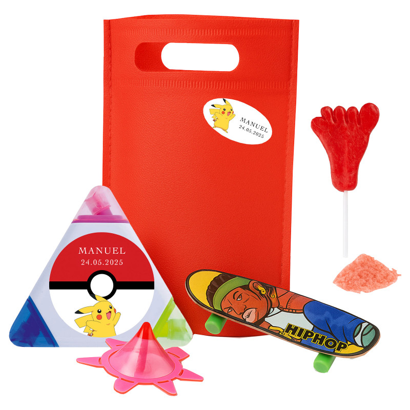 Pokemon sac piñata avec marqueur jouets et bonbons