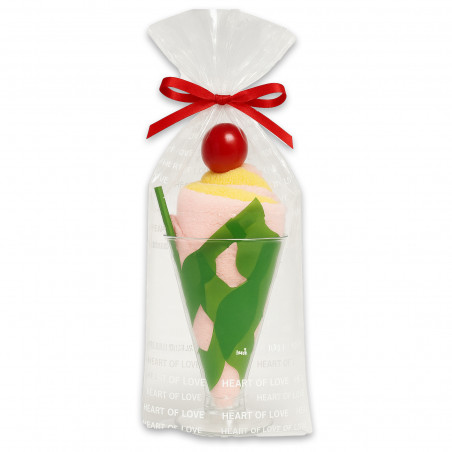 Serviettes en forme de coupe de glace