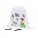 Sac à dos de Noël pour enfants à colorier