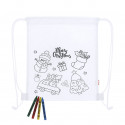 Sac à dos de Noël pour enfants à colorier