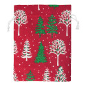 Sac rouge avec motifs de Noël
