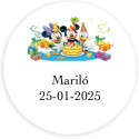 Adhésif personnalisé thématique disney pour décorer 3 cm