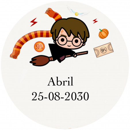 Adhésif personnalisé magique harry potter de 3 cm transparent