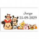 Disney autocollant classique pour événements d enfants 3x5cm