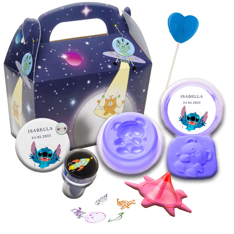 Stitch boîte avec des surprises pour enfants pour s amuser