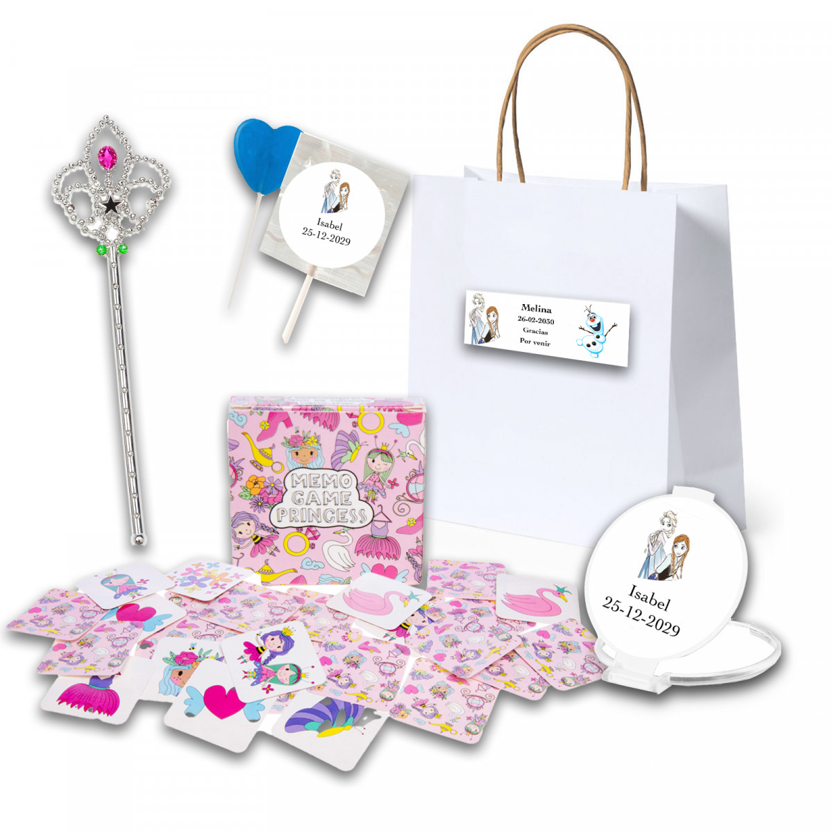 Frozen sac piñata avec des articles personnalisés pour jouer