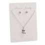 Pendentif et boucles d'oreilles
