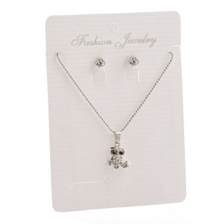 Pendentif et boucles d'oreilles