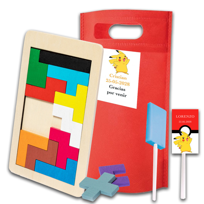 Paquet pokémon pour invités personnalisés éducatif et savoureux