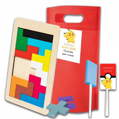 Paquet pokémon pour invités personnalisés éducatif et savoureux