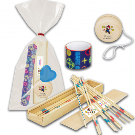 Mario bros pack de cadeaux pour invités avec thème personnalisé