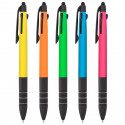 Stylos avec encre bleue noire et rouge pack de 5 unités