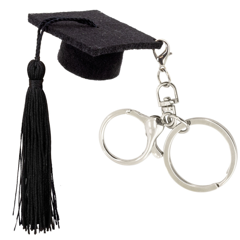 Porte clés avec toque de graduation