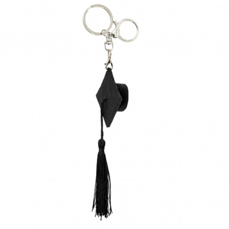 Porte clés avec toque de graduation