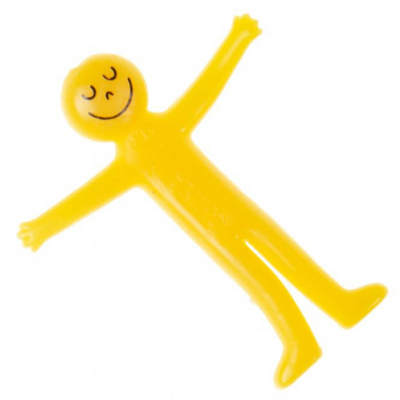 Figure élastique de visage souriant pour les détails des invités