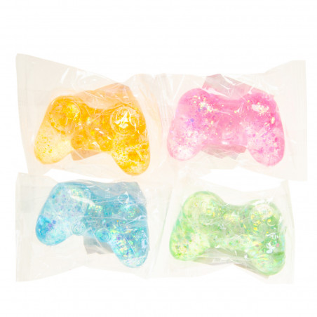 Cadeau enfant squishi en forme de manette de jeu vidéo