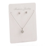 Ensemble collier boucles d'oreilles