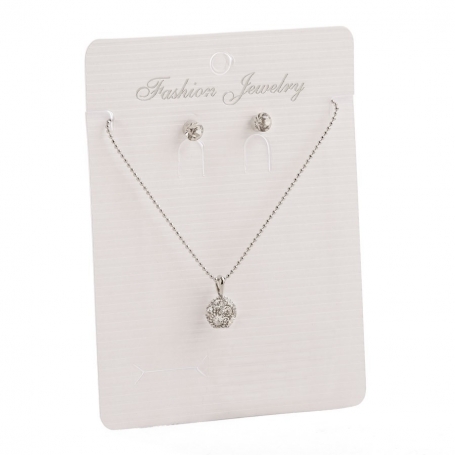 Ensemble collier boucles d'oreilles