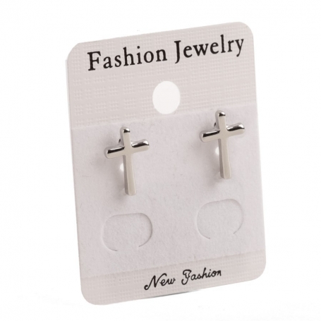 Boucles d'oreilles croix