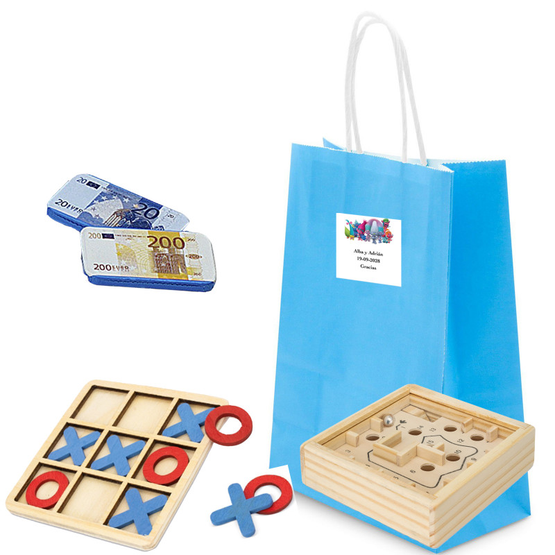 Pack de jeux et bonbons trolls pour fêtes d enfants